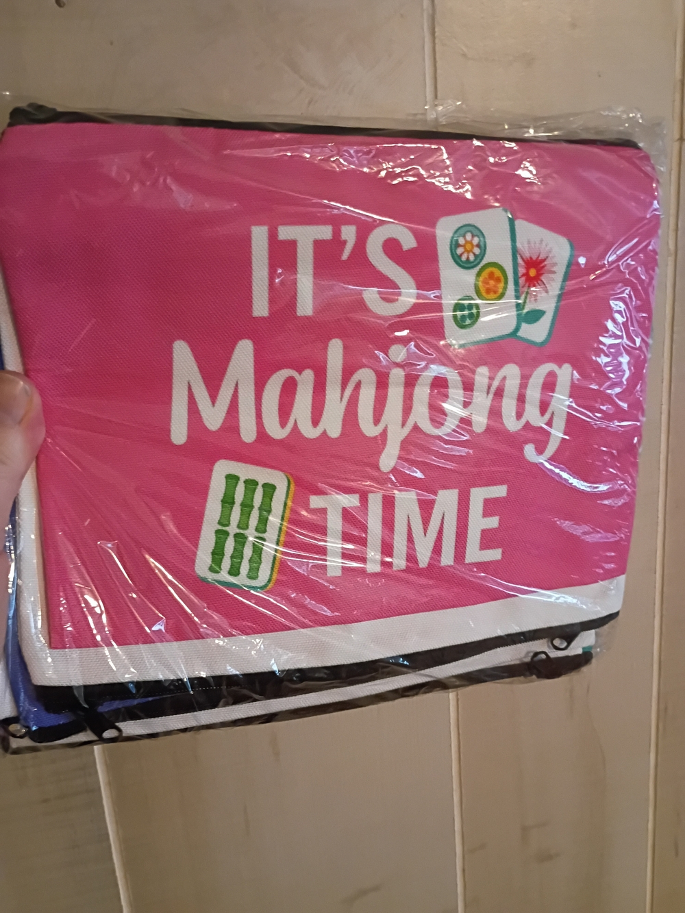 Mahjong Carrying Case Zippered Bag Lot  New Lot Of 12  multiple colors